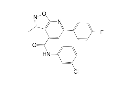 isoxazolo[5,4-b]pyridine-4-carboxamide, N-(3-chlorophenyl)-6-(4-fluorophenyl)-3-methyl-