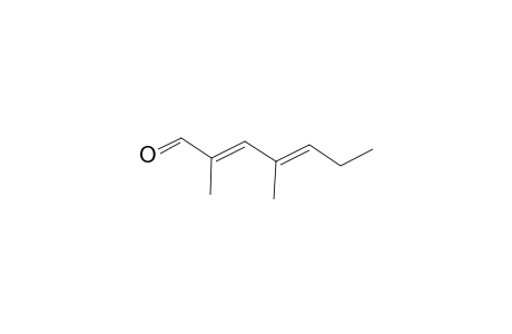 2,4-Heptadienal, 2,4-dimethyl-