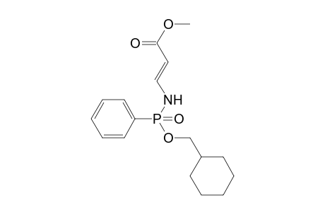 (E)-P-Cyclohexylmethoxy-P-phenyl-N-(methyl acrylate)phosphonamide