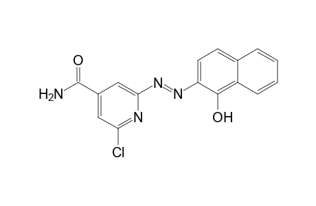 4-Pyridinecarboxamide, 2-chloro-6-[2-(1-hydroxy-2-naphthalenyl)diazenyl]-