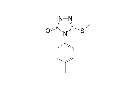 4-p-Tolyl-3-methylthio-.delta.(2)-1,2,4-triazolin-5-one