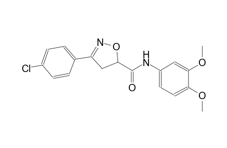 5-isoxazolecarboxamide, 3-(4-chlorophenyl)-N-(3,4-dimethoxyphenyl)-4,5-dihydro-