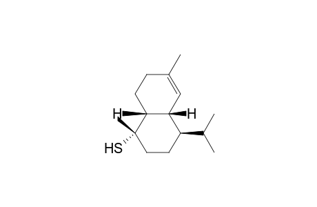 (1R*,6R*,7S*,10S*)-4,10-Dimethyl-7-(1'-methylethenyl)-10-mercaptobicyclo[4.4.0]dec-4-ene