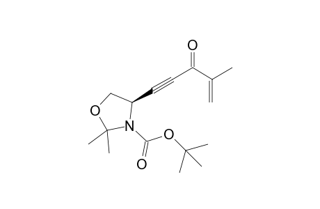 tert-Butyl (4R)-2,2-dimethyl-4-(4-methylene-3-oxo-1-pentynyl)-1,3-oxazolane-3-carboxylate