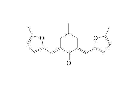 (2E,6E)-4-methyl-2,6-bis[(5-methyl-2-furyl)methylene]cyclohexanone