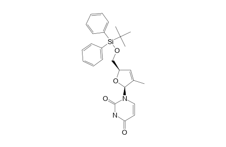 1-(5-O-TBDPS-2,3-DIDEOXY-2-METHYL-BETA-D-GLYCERO-PENT-2-ENOFURANOSYL)-URACIL
