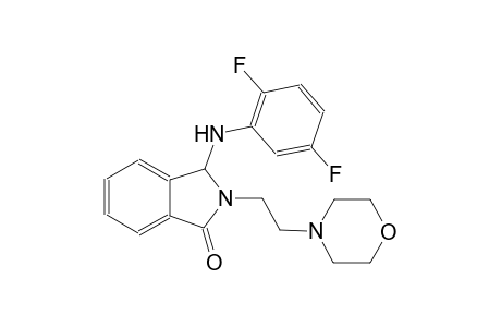 1H-isoindol-1-one, 3-[(2,5-difluorophenyl)amino]-2,3-dihydro-2-[2-(4-morpholinyl)ethyl]-