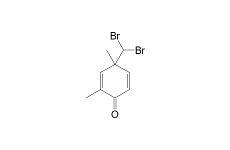 4-DIBROMOMETHYL-2,4-DIMETHYL-2,5-CYCLOHEXADIENONE