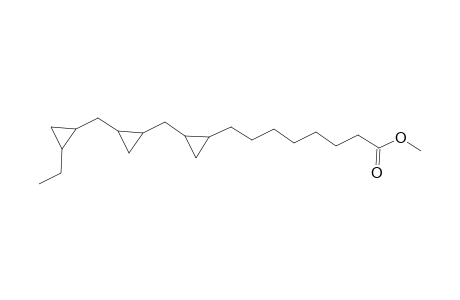 Cyclopropaneoctanoic acid, 2-[[2-[(2-ethylcyclopropyl)methyl]cyclopropyl]methyl]-, methyl ester