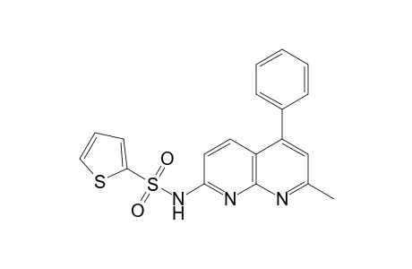 2-Thiophenesulfonamide, N-(7-methyl-5-phenyl-1,8-naphthyridin-2-yl)-