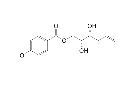 (2R,3R)-4-Methoxybenzoic acid 2,3-dihydroxyhex-5-enyl ester
