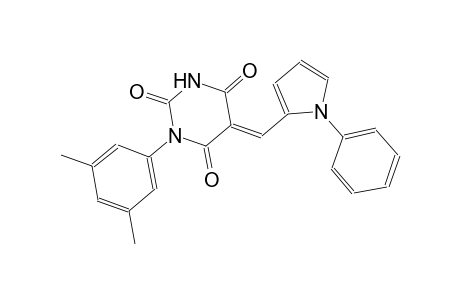 (5E)-1-(3,5-dimethylphenyl)-5-[(1-phenyl-1H-pyrrol-2-yl)methylene]-2,4,6(1H,3H,5H)-pyrimidinetrione