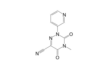 1,2,4-Triazine-6-carbonitrile, 2,3,4,5-tetrahydro-4-methyl-3,5-dioxo-2-(3-pyridinyl)-