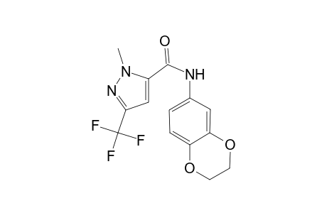 N-(2,3-dihydro-1,4-benzodioxin-6-yl)-1-methyl-3-(trifluoromethyl)-1H-pyrazole-5-carboxamide