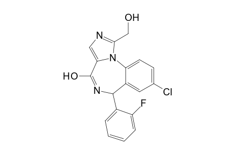 8-Chloro-6-(2-fluorophenyl)-1-hydroxymethyl-4-hydroxy-imidazo[1,5-a][1,4]benzodiazepine