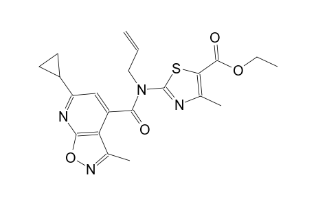 ethyl 2-{allyl[(6-cyclopropyl-3-methylisoxazolo[5,4-b]pyridin-4-yl)carbonyl]amino}-4-methyl-1,3-thiazole-5-carboxylate