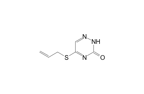 1,2,4-Triazin-3(2H)-one, 5-(2-propenylthio)-