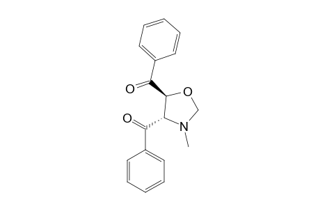(4R*,5R*)-4,5-DIBENZOYL-3-METHYL-OXAZOLIDINE