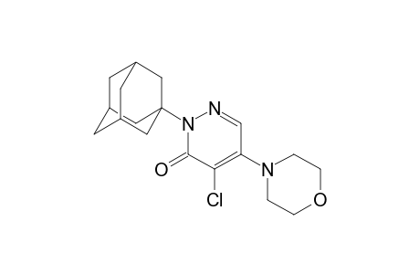 2-(1-adamantyl)-4-chloranyl-5-morpholin-4-yl-pyridazin-3-one