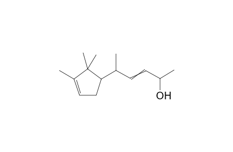 5-(2,2,3-trimethylcyclopent-3-enyl)hex-3-en-2-ol