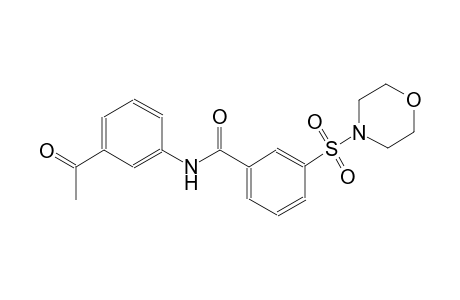 benzamide, N-(3-acetylphenyl)-3-(4-morpholinylsulfonyl)-