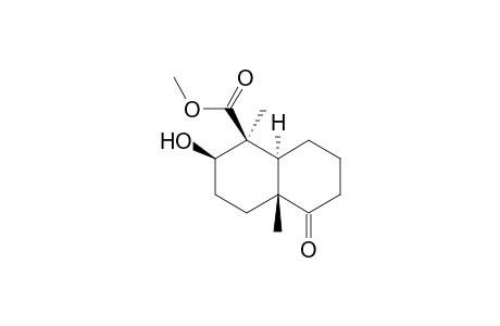 Methyl 1-Oxo-5.alpha.,8a.beta.-dimethyl-6.beta.-hydroxy-1,2,3,4,4a.alpha.,5,6,7,8,8a-decahydronaphthalene-5.beta.-carboxylate