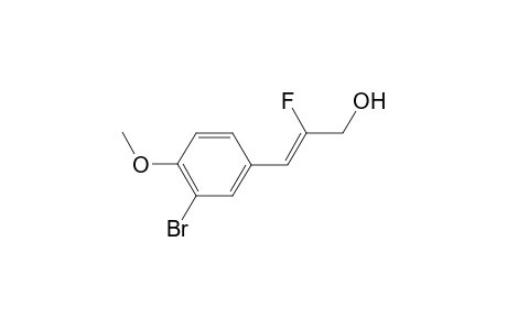 (2Z)-2-Fluoro-3-(3-bromo-4-methoxyphenyl)-2-propen-1-ol