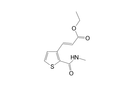 (E)-Ethyl 3-{2-(methylcarbamoyl)thiophen-3-yl}acrylate