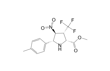 (2R,3R,4S,5R)-2-(Methoxycarbonyl)-4-nitro-5-p-tolyl-3-(trifluoromethyl)pyrrolidine