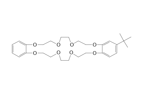 26-T-Butyl-2,3,14,15-dibenzo-1,4,7,10,13,16,19,22-octaoxacyclotetracosa-2,14-diene