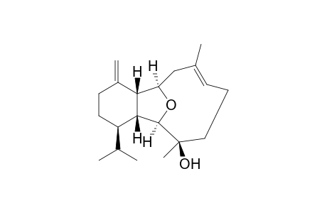 (1R,2R,6R,7R,8R,9R,12E)-6-Isopropyl-9,13-dimethyl-3-methylidene-15-oxatricyclo[6.6.1.02,7]pentadec-12-en-9-ol