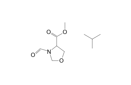 4-Oxazolidinecarboxylic acid, 2-(1,1-dimethylethyl)-3-formyl-, methyl ester, (2R-cis)-