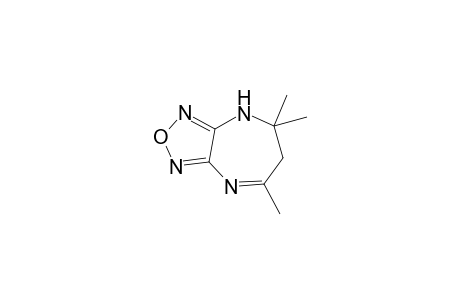 5,5,7-Trimethyl-5,6-dihydro-4H-[1,2,5]oxadiazolo[3,4-b][1,4]diazepine