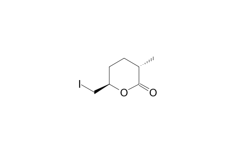 (3S,6R)-6-(iodomethyl)-3-methyloxan-2-one