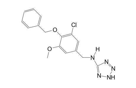 2H-tetrazol-5-amine, N-[[3-chloro-5-methoxy-4-(phenylmethoxy)phenyl]methyl]-