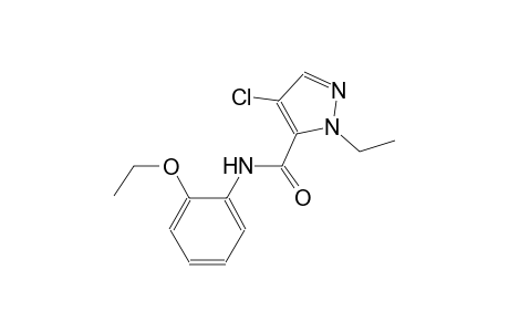 4-chloro-N-(2-ethoxyphenyl)-1-ethyl-1H-pyrazole-5-carboxamide