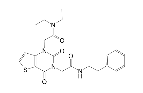 2-[2,4-dioxo-3-(2-oxo-5-phenylpentyl)-1H,2H,3H,4H-thieno[3,2-d]pyrimidin-1-yl]-N,N-diethylacetamide