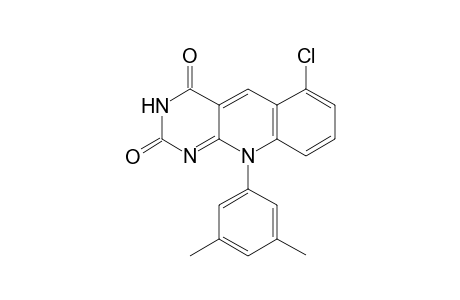6-Chloranyl-10-(3,5-dimethylphenyl)pyrimido[4,5-b]quinoline-2,4-dione
