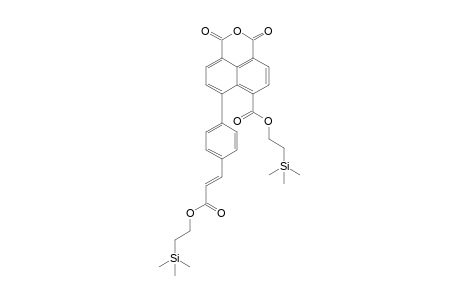 2-(trimethylsilyl)ethyl (E)-4-[[2-(trimethylsilyl)ethoxy]carbonyl]-5-[4-[[[2-(trimethylsilyl)ethoxy]carbonyl]ethenyl]phenyl]-1,8-naphthalic anhydride