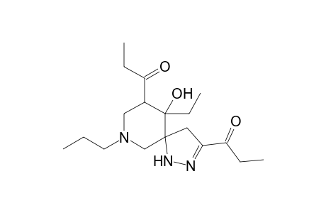 10-Ethyl-10-hydroxy-3,9-dipropionyl-7-propyl-1,2,7-triazaspiro[4.5]dec-2-ene