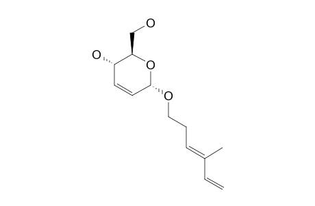 (E)-(4'-METHYL-3',5'-HEXADIEN)-YL-2,3-DIDEOXY-ALPHA-D-ERYTHRO-HEX-2-ENOPYRANOSIDE