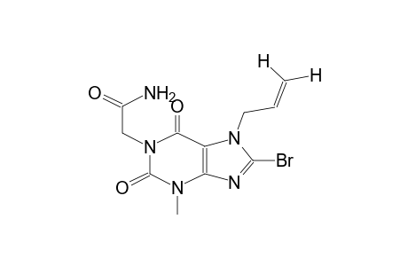 1-allyl-2-bromo-4-methyl-6-carbamoylmethyl-1H-4,5,6,7-tetrahydroimidazo[4,5-d]pyrimidin-5,7-dione
