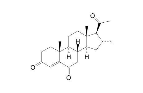 16-ALPHA-METHYL-6-DEHYDRO-6-OXO-PROGESTERONE