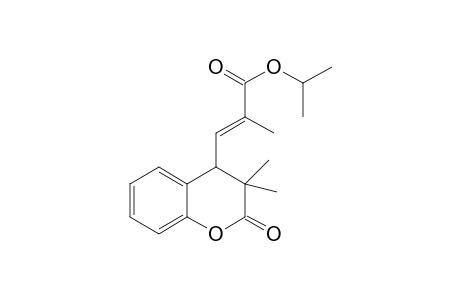 4-{2'-((isopropoxycarbonyl)-1'-propenyl}-3,3-dimethyl-3,4-dihydrobenzopyran-2H-2-one