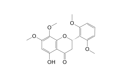 (2S)-5-Hydroxy-7,8,2',6'-tetramethoxyflavone