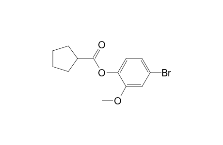 Cyclopentanecarboxylic acid, 2-methoxy-4-bromophenyl ester