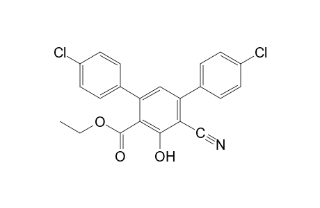 6'-cyano-4,4''-dichloro-5'-hydroxy[m-terphenyl]-4'-carboxylic acid, ethyl ester