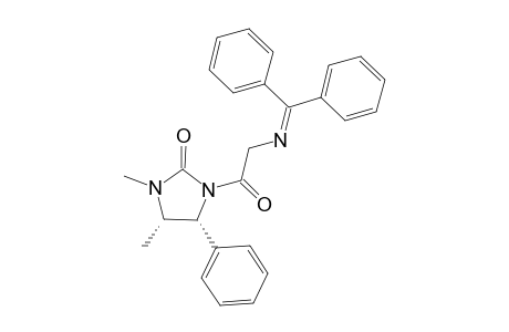 (4S,5R)-1-[2-(benzhydrylideneamino)acetyl]-3,4-dimethyl-5-phenyl-2-imidazolidinone