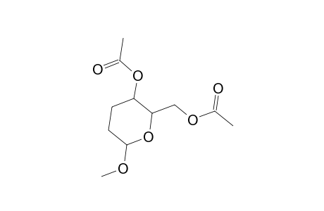 (3-acetoxy-6-methoxy-tetrahydropyran-2-yl)methyl acetate