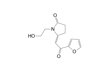 (5E)-5-[2-(2-furanyl)-2-oxoethylidene]-1-(2-hydroxyethyl)-2-pyrrolidinone